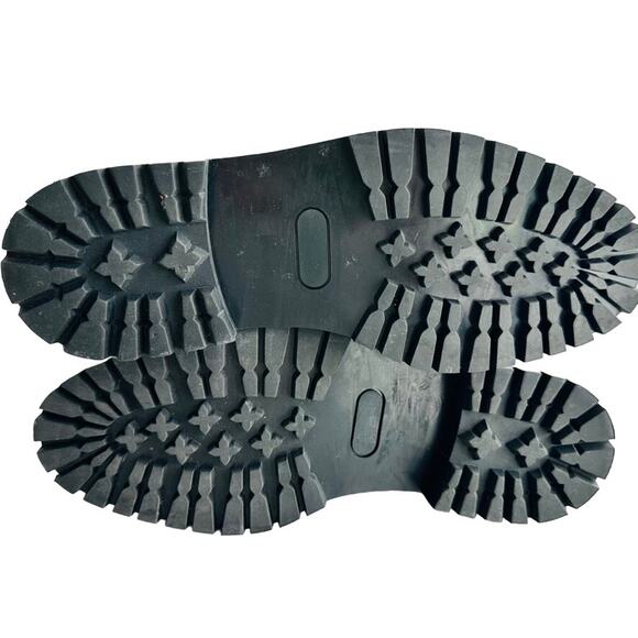 Common Projects Lug Sole Derby Shoes Shine Black Mens Size 41 US 8/8.5 - Picture 7 of 10